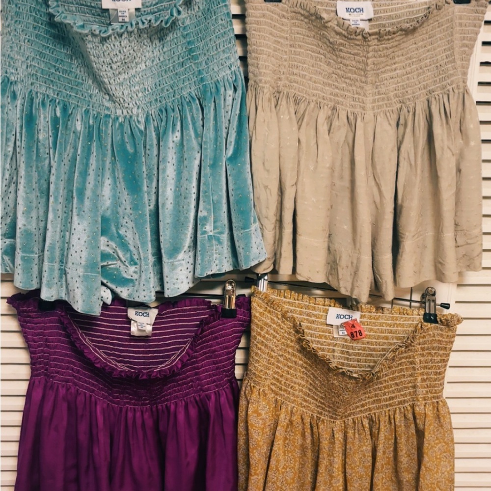 Koch Light Blue Smocked Top - Picture 7 of 8